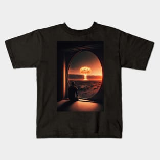 Looking at the Apocalypse through my window Kids T-Shirt